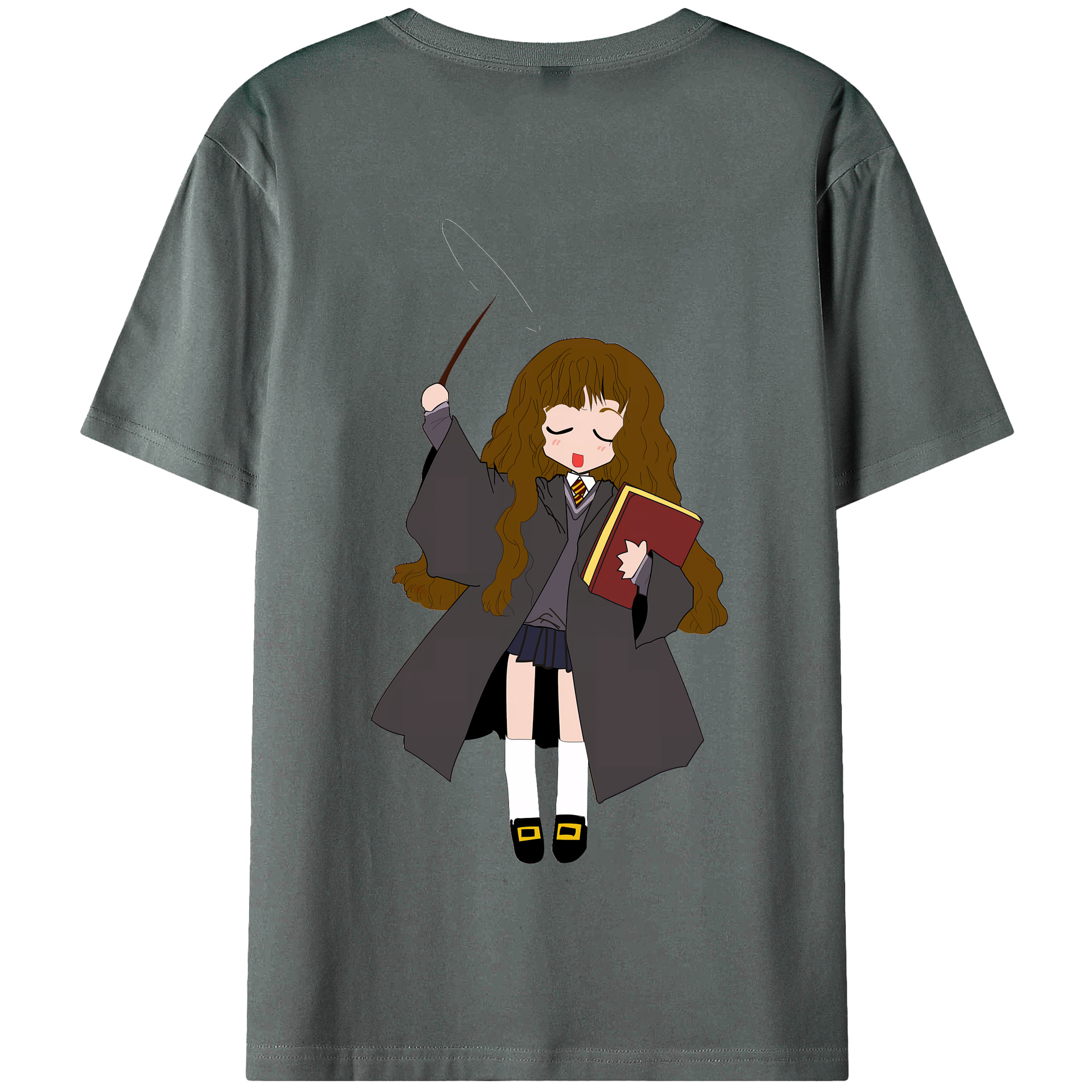 （画像用） Harry Potter ハリー・ポッターシリーズ 綿100％半袖Tシャツ（背面プリント）